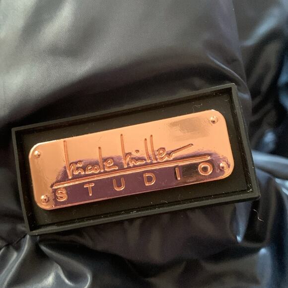 Nicole Miller NM125X Navy Blue Puffer Coat Size 2XL - Picture 8 of 13